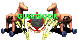 New entry in AWP guestbook