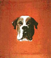 the little red dog painting